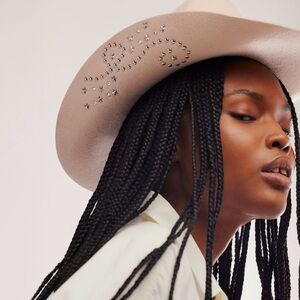 Free People Understated Leather My Good Side Cowboy Hat